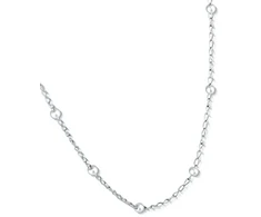 Vuch Women's pakabukas with pearls Kruwen Sidabrinis