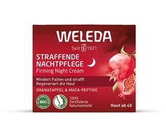Weleda Pomegranate Firming Night Kreminis Night Skin Kreminis moterims, 40 ml