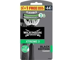Wilkinson Sword Vienkartinis skustuvas vyrams Xtreme 3 Juodas Edition Comfort 3+1 vnt.