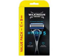Barzdaskutė Wilkinson Sword „Hydro 5“ odos apsaugos skustuvas + 9 galvutės