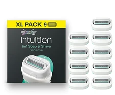 Wilkinson Sword Wilkinson Intuition Sensitive įdėklai su 4 ostrzami 9szt