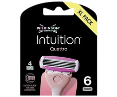 Wilkinson Sword Wilkinson Intuition Quattro wkład su 4 ostrzami 6szt