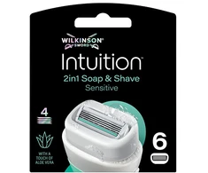 Wilkinson Intuition Sensitive įdėklai su 4 ostrzami 6szt
