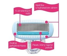Wilkinson Sword Hydro Silk Razor moterims, 1 vnt