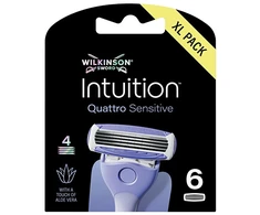 Wilkinson Sword Wilkinson Intuition Quattro Sensitive wkład su 4 ostrzami 3 vnt.