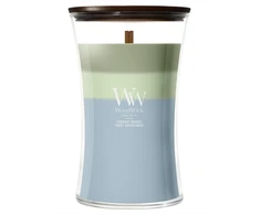 Woodwick Scented candle vase large Trilogy Verdant Woods 609.5 g