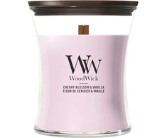 Woodwick Vyšnių žiedai ir vanilė
