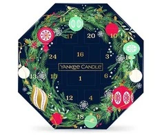 Yankee Candle Christmas Collection Christmas Advent Calendar advento kalendorius, 24 vnt x 9.8 gr arbatinių žvakių + laikiklis