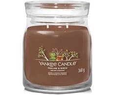 Yankee Candle Aromatinė žvakė Signature glass medium Praline - Beržas 368 g