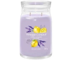 Yankee Candle Aromatinė žvakė Signature glass large Lemon Lavender 567 g