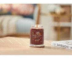 Yankee Candle Aromatinė žvakė Signatūrinė stiklinė didelė Autumn Daydream 567 g