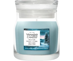 Yankee Candle Signature kvapioji žvakė stiklinėje maža Winter Night Stars 110 g