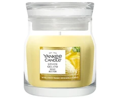 Yankee Candle Signature scented candle glass small Lemon Gelato 110 g