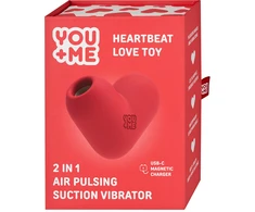 Youme Heartbeat Love Toy suction vibrator 1 pc.