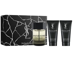 Yves Saint Laurent La Nuit De L'Homme komplektas tualetinio vandens purškiklis 100ml + dušo želė 2x50ml