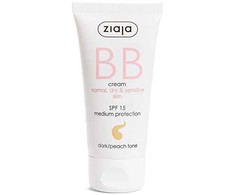 Ziaja BB krém pro normální, suchou a citlivou pleť SPF 15 Dark/Peach Tone (BB Kreminis) 50 ml