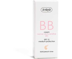 Ziaja BB krém pro normální, suchou a citlivou pleť SPF 15 Dark/Peach Tone (BB Kreminis) 50 ml