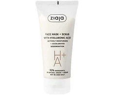 Ziaja Peeling mask with hyaluronic acid (Face Mask + Scrub) 55 ml