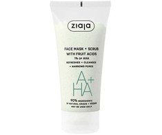 Ziaja Peelingová maska s ovocnými kyselinami (Face Mask + Scrub) 55 ml