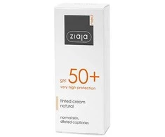 Ziaja Tinted cream for normal skin SPF 50+ natural shade (Tinted Kreminis) 50 ml