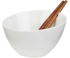Salad bowl with utensils Homla MOOKA, 24 cm