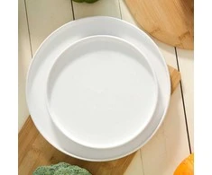 Dessert plate Homla FAMELIO Baltas, 21 cm