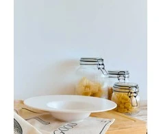 Plate Homla FAMELIO Baltas for pasta, 28 cm