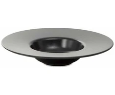 Plate Homla FAMELIO Juodas for pasta, 28 cm