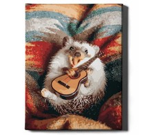 Ežiukas su gitara 40*50 cm