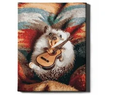 Ežiukas su gitara 40*50 cm