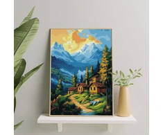 Kalnų kaimelis 40*50