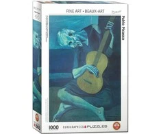 Dėlionė Eurographics Pablo Picasso - Senasis gitaristas 1000 vnt.