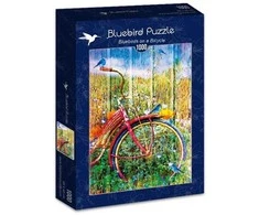 Dėlionė Bluebird Puzzle Paukščiai ant dviračio 1000 vnt.