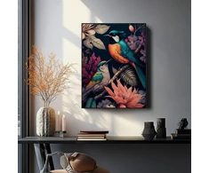 Tapyba pagal skaičius Paukščiai ant šakos 40x50 cm
