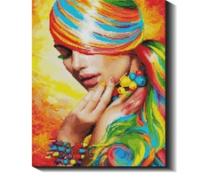 Saldi kaip saldainis 40×50 cm (kvadratiniai deimantukai)