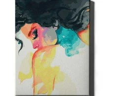 Subtili moteris 40*50 cm