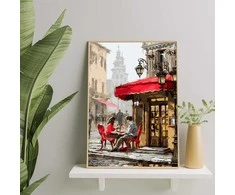 Susitikimas kavinėje 40*50 cm