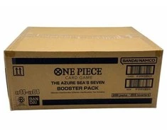 Kortų žaidimo booster dėžių rinkinys - Bandai One Piece Card Game Azure Seas Seven Booster Box Case 12x24 Vnt