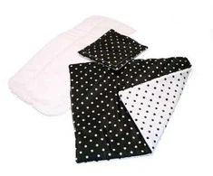 Brio - Bed Set For Brio Combi Juodas With Baltas Dots / from Assort