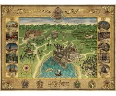 Ravensburger Dėlionė 1500 vnt. - Hogvartso žemėlapis