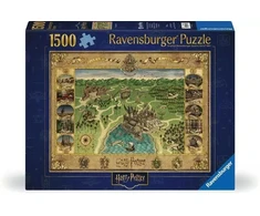 Ravensburger Dėlionė 1500 vnt. - Hogvartso žemėlapis