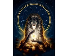 Ravensburger Dėlionė 500 vnt. - Spinduliuojantis liūtas