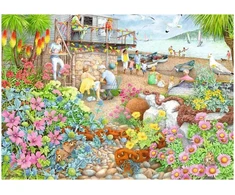 Ravensburger Dėlionė 1000 vnt. - Paplūdimio sodo kavinė