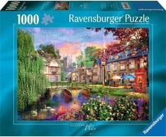 Ravensburger dėlionė „Vakaras Kotsvoldo kaimelyje“, 1000 det.