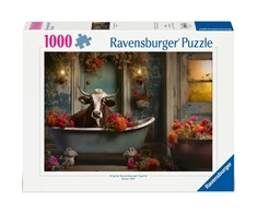 Ravensburger Dėlionė 1000 vnt. - Karvė vonioje