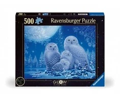 Ravensburger Dėlionė 500 vnt. - Pelėdos mėnulio šviesoje