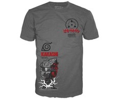 Marškinėliai Naruto Kakashi tamsiai žali Funko S