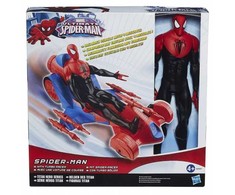 Hasbro Figūrėlė su priedais Spiderman (Žmogus voras) Titan Heroes Turbo Racer Car