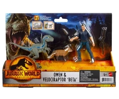Mattel - Jurassic World Dominion Owen &amp; Velociraptor / from Assort