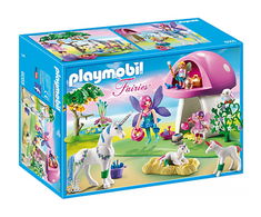 Žaislai, Žaidimai ir Kolekcionavimas - Playmobil 6055 Fėjos su Grybo Namu Set, 4+ Metai, Marga